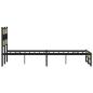 Preview: Metallbett ohne Matratze Sonoma-Eiche 150x200 cm