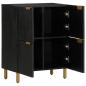Preview: Sideboard Schwarz 60x33x75 cm Holzwerkstoff