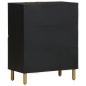 Preview: Sideboard Schwarz 60x33x75 cm Holzwerkstoff