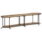Preview: TV-Regal 160x42x40 cm Raues Mangoholz
