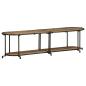 Preview: TV-Regal 160x42x40 cm Raues Mangoholz