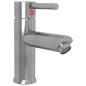 Preview: Waschtischarmatur Silbern 130x176 mm