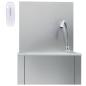 Preview: Handwaschbecken mit Wasserhahn und Seifenspender Edelstahl