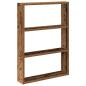 Preview: Wandregal Altholz-Optik 43x9x60 cm Holzwerkstoff