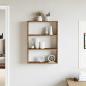 Preview: Wandregal Altholz-Optik 43x9x60 cm Holzwerkstoff