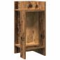 Preview: Beistelltisch mit Ablage Altholz-Optik 25,5x27x60 cm