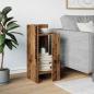 Preview: Beistelltisch mit Ablage Altholz-Optik 25,5x27x60 cm