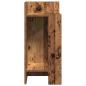 Preview: Beistelltisch mit Ablage Altholz-Optik 25,5x27x60 cm