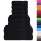 Preview: 8-tlg. Handtuch-Set FROGN Schwarz 360 g/m²
