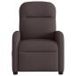 Preview: Massagesessel Dunkelbraun Stoff