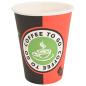 Preview: Pappbecher 1000 Stk. 12oz 300ml Rot und Schwarz