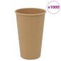 Preview: ARDEBO.de - Pappbecher 1000 Stk. 16oz 400ml Braun