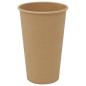 Preview: Pappbecher 1000 Stk. 16oz 400ml Braun