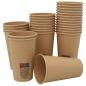 Preview: Pappbecher 1000 Stk. 16oz 400ml Braun
