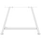 Preview: Couchtischbeine A-Form 2 Stk. Weiß 70x(42-43) cm Stahl