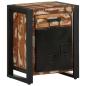 Preview: ARDEBO.de - Nachttisch Mehrfarbig 40x30x50 cm Altholz Massiv
