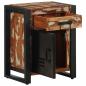 Preview: Nachttisch Mehrfarbig 40x30x50 cm Altholz Massiv