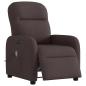 Preview: Massagesessel Elektrisch Dunkelbraun Stoff