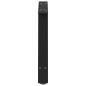 Preview: Couchtischbeine A-Form 2 Stk. Schwarz 60x(42-43) cm Stahl