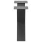 Preview: Couchtischbeine X-Form 2 Stk. Anthrazit 50x(30-31) cm Stahl
