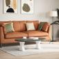 Preview: Couchtischbeine X-Form 2 Stk. Weiß 40x(30-31) cm Stahl