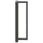 Preview: Bartischbeine T-Form 2 Stk. Anthrazit 40x35x(110-111) cm Stahl
