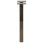 Preview: Couchtischbeine X-Form 2 Stk. Naturstahl 38x(42-43) cm Stahl