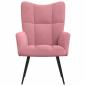 Preview: Relaxsessel Rosa Samt