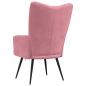 Preview: Relaxsessel Rosa Samt