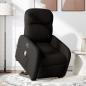 Preview: Massagesessel mit Aufstehhilfe Schwarz Stoff
