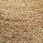 Preview: Handgefertigter Sitzpuff 45 x 30 cm Jute