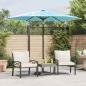 Preview: ARDEBO.de - Sonnenschirm mit Stahlmast Blau 268x268x226 cm
