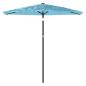 Preview: Sonnenschirm mit Stahlmast Blau 268x268x226 cm
