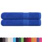Preview: Saunatücher FROGN 2 Stk. Blau 80x200 cm 360 g/m²