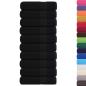 Preview: Badetücher FROGN 10 Stk. Schwarz 100x150 cm 360 g/m²