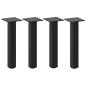 Preview: Couchtischbeine 4 Stk. Schwarz 30-32 cm Stahl
