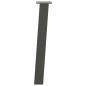 Preview: Konsolentischbeine 4 Stk. Anthrazit 72 cm Stahl