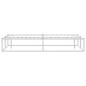 Preview: Bettgestell ohne Matratze Weiß 200x200 cm Metall