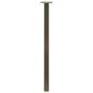 Preview: Konsolentischbeine 4 Stk. Naturstahl 72 cm Stahl