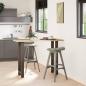 Preview: Bartischbeine Naturstahl 2 Stk. 50x(100-101) cm Stahl