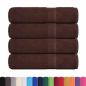 Preview: Badetücher FROGN 4 Stk. Braun 100x150 cm 360 g/m²