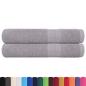 Preview: Handtücher FROGN 2 Stk. Grau 100x200 cm 360 g/m²