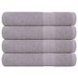Preview: ARDEBO.de - Saunatücher FROGN 4 Stk. Grau 80x200 cm 360 g/m²