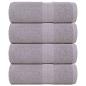 Preview: Gästetücher FROGN 4 Stk. Grau 30x50 cm 360 g/m²