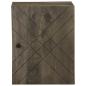 Preview: Bad-Wandschrank Schwarz 38x33x48 cm Massivholz Mango