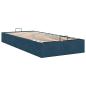 Preview: Ottoman-Bett ohne Matratze Dunkelblau 80x200 cm Samt