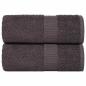 Preview: ARDEBO.de - Waschlappen FROGN 2 Stk. Anthrazit 15x21 cm 360 g/m²