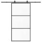 Preview: Schiebetür mit Beschlag 102x205 cm ESG-Glas & Aluminium