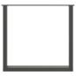 Preview: Esstischbeine U-Form 2 Stk. Anthrazit 90x(72-73) cm Stahl