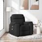 Preview: ARDEBO.de - Massagesessel Schwarz Stoff